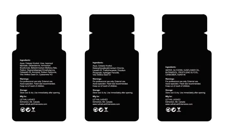 Lethal lash Lift & Brow Lamination step 1,2,3