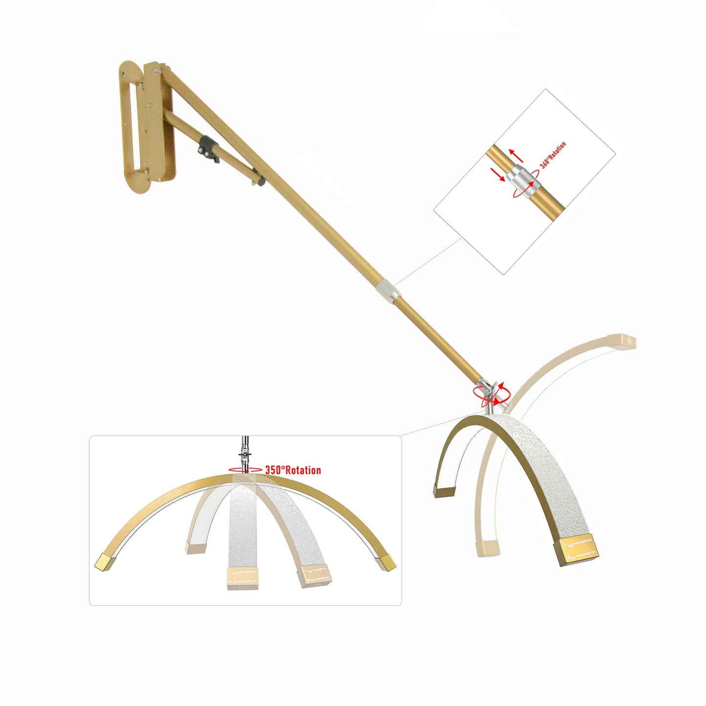 Luna 🌙  LED Wall Mount Half Moon Light